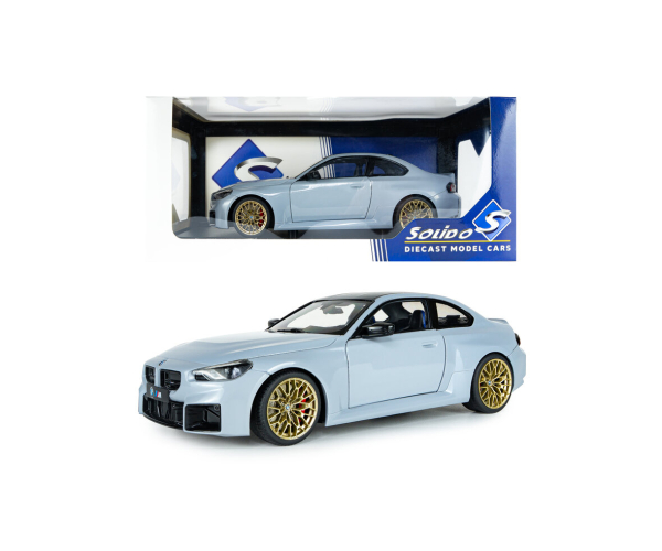 Solido 421182905 - 1:18 BMW M2 CS (G87) Brooklin Grau, 2025